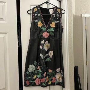 Foxiedox faux leather dress size 6